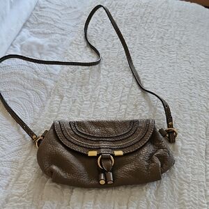 Brown Leather Crossbody Bag